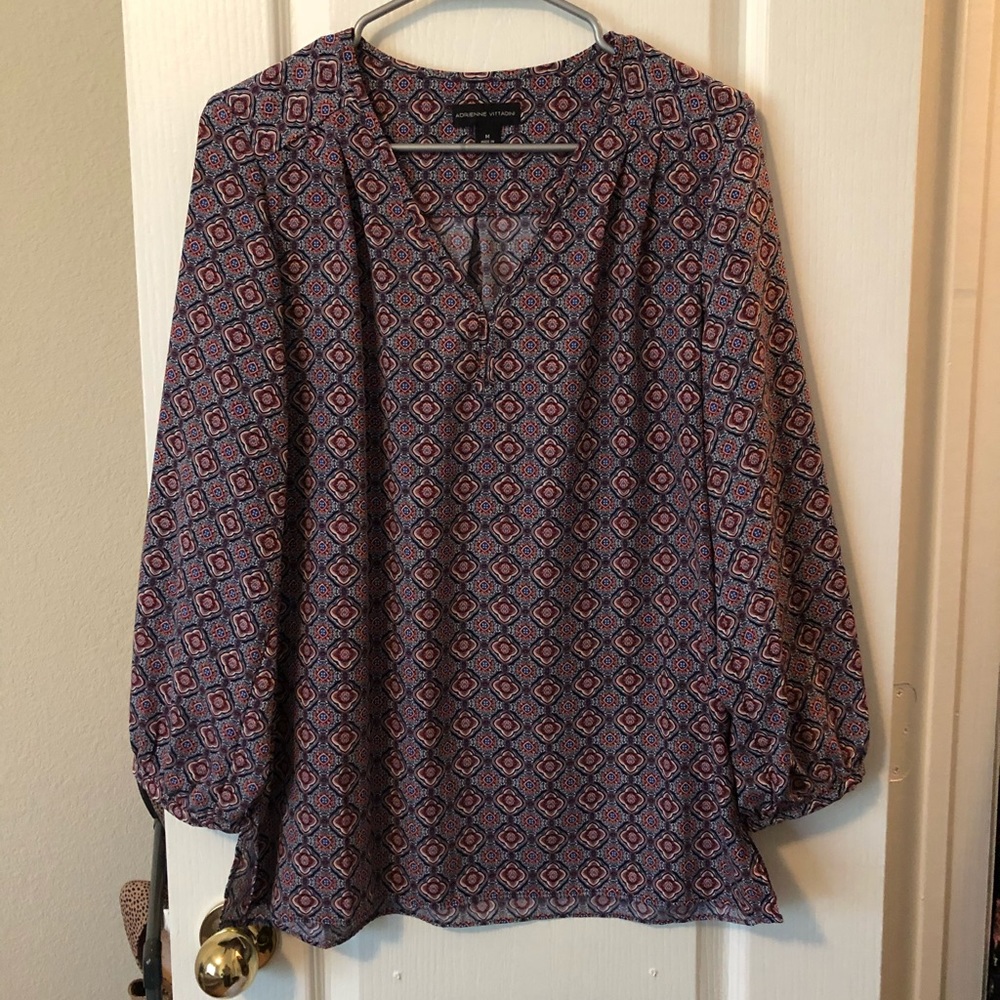 Colorful patterned blouse